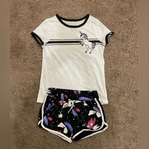 Girls Justice Unicorn outfit size 8/10